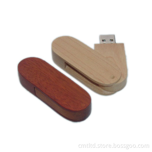 Wooden USB Flash Drive Wood USB Memory Disk with Free Logo (WD007B)